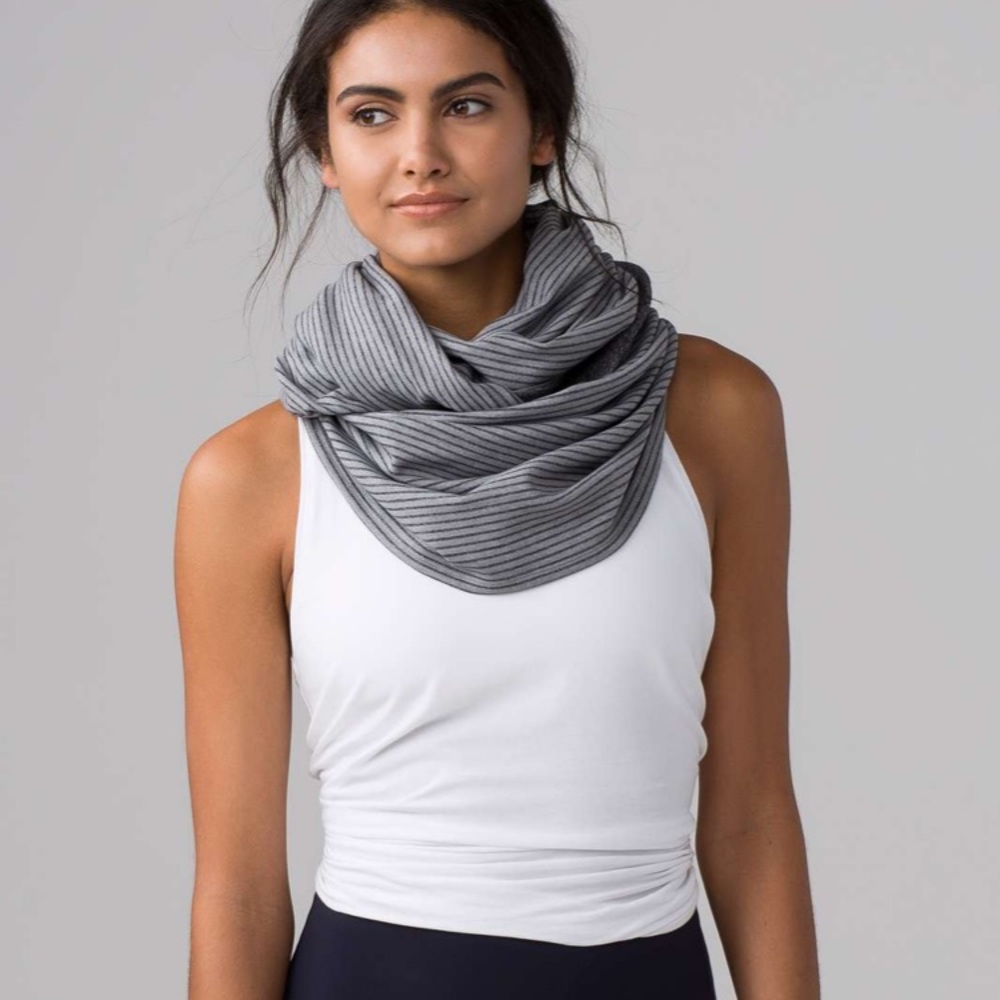 Lululemon Grey Vinyasa Scarf